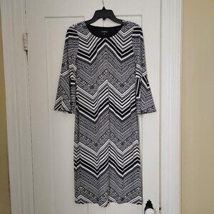 Chevron pencil dress